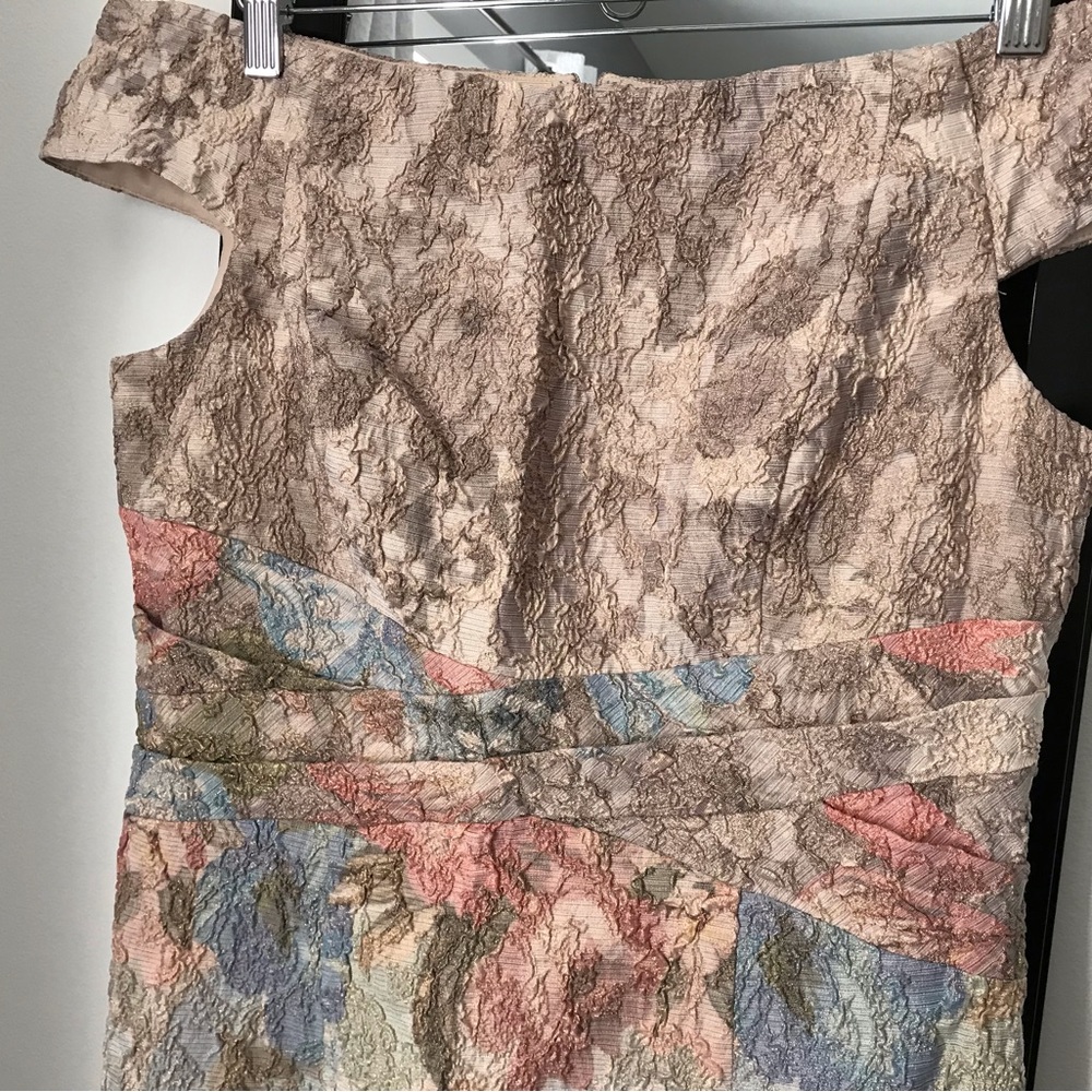 Beautiful and perfect textured crepe Melinda maxi dress from Adrianna Papell